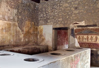 Taverne de Lucius Vetutius Placidus à Pompéi (Italie).