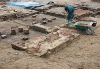 Villa Taden (Côtes d'Armor), fouilles réalisées de novembre 2005 à mars 2006.