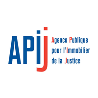 Logo APIJ Agence publique pour l'immobilier de la justice